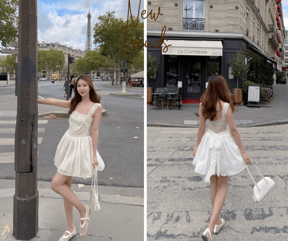 White and Brown Collage Modern Minimal Fashion Facebook Post